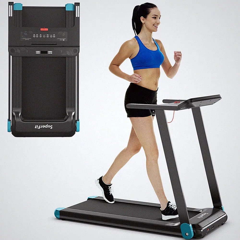 Laufband Heimtrainer klappbar elektrisch | 12 km/h | LED Display | Bluetooth