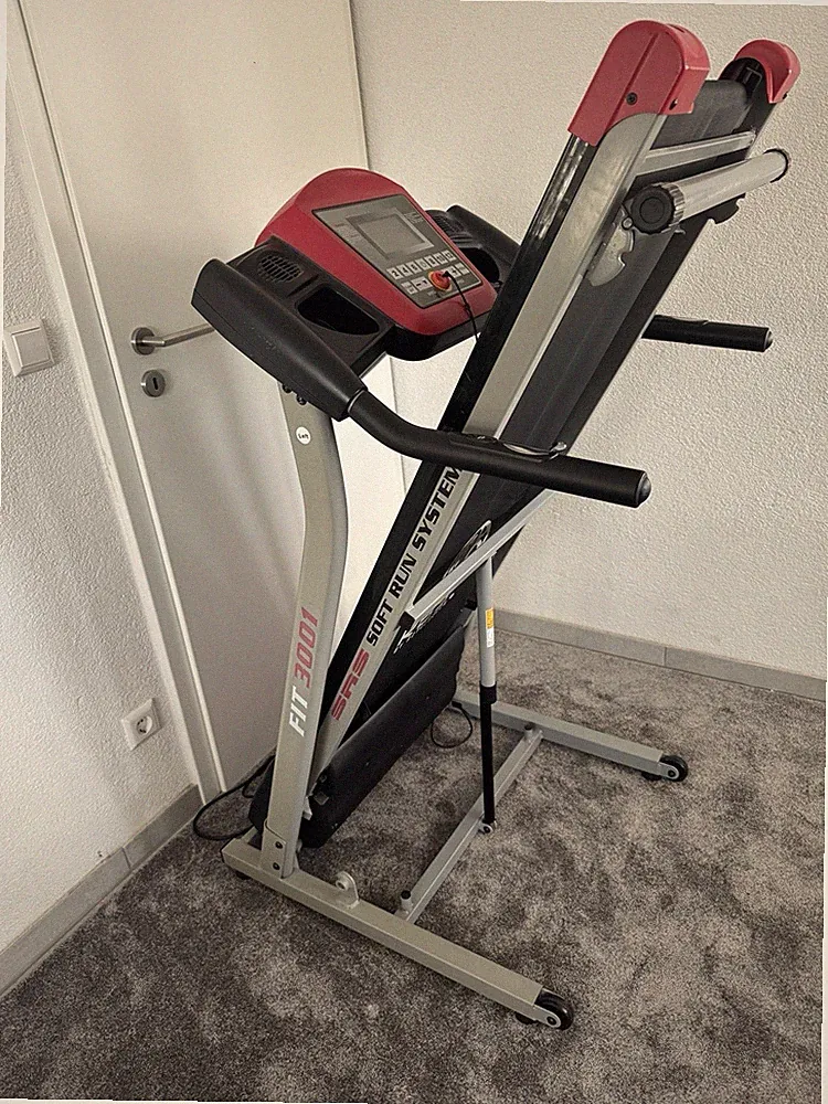 Laufband Heimtrainer Klappbar, LED Display, Kalorien, 110kg Belastbarkeit