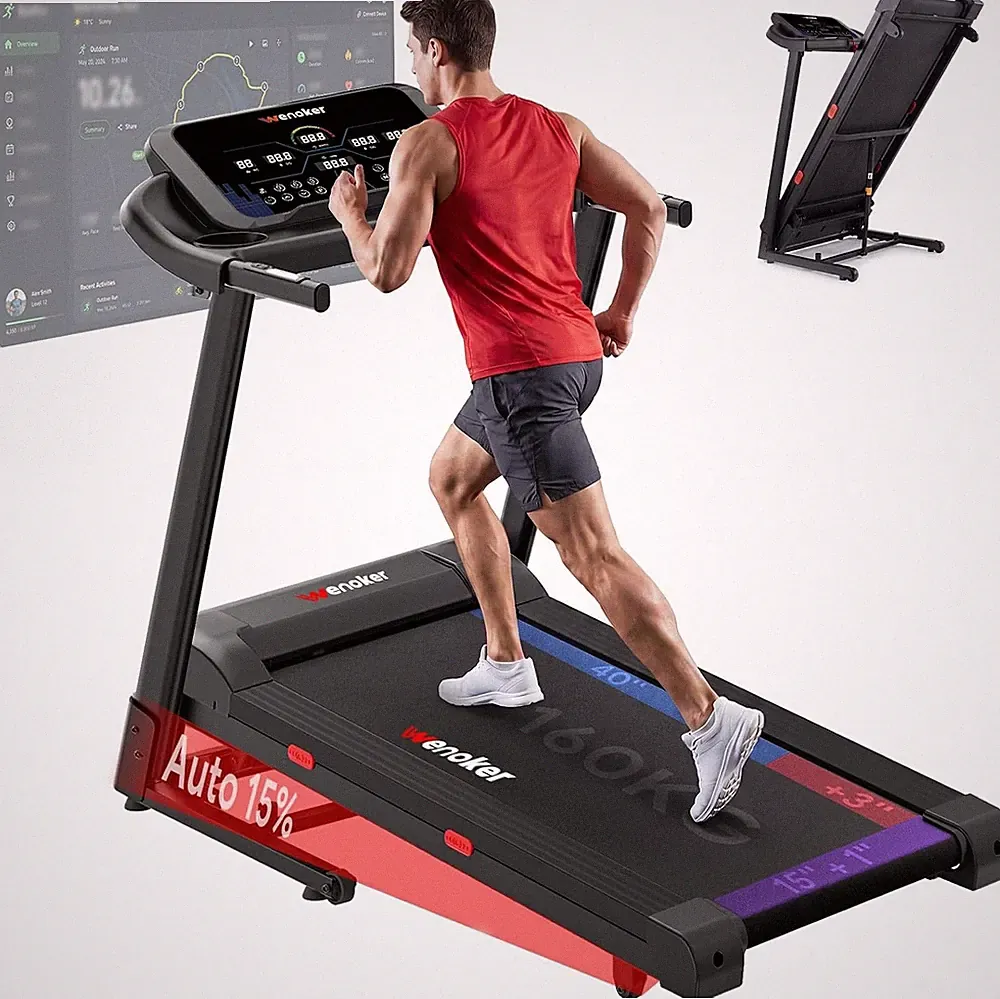 Laufband klappbar 15% Steigung bis 160kg 3,0 PS 14 km/h LED-Display