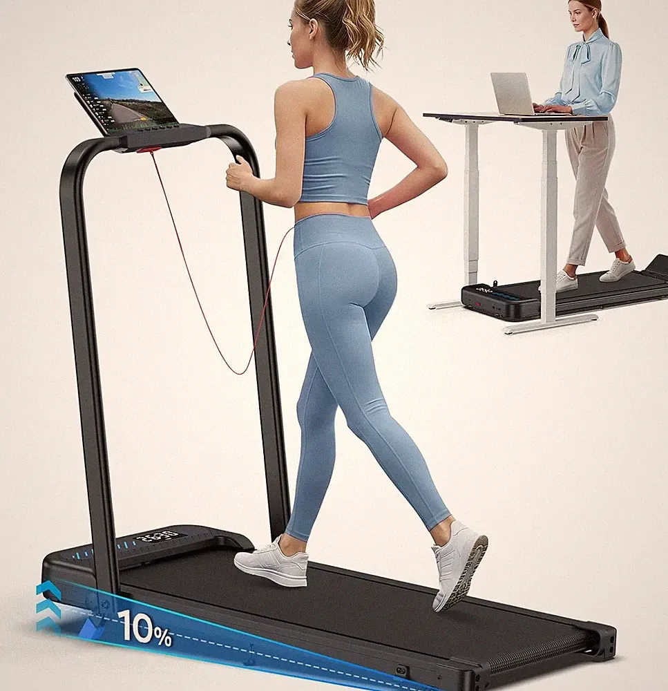Laufband Klappbar 4 in 1 mit Steigung 10 3,0 PS
