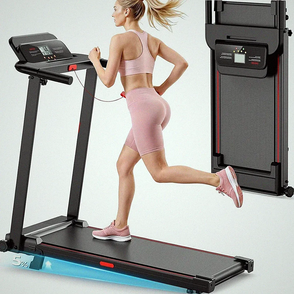 Laufband Klappbar Elektrisch 1-10 km h, 89x36,5 cm, 12 Programme, Büro, Zuhause