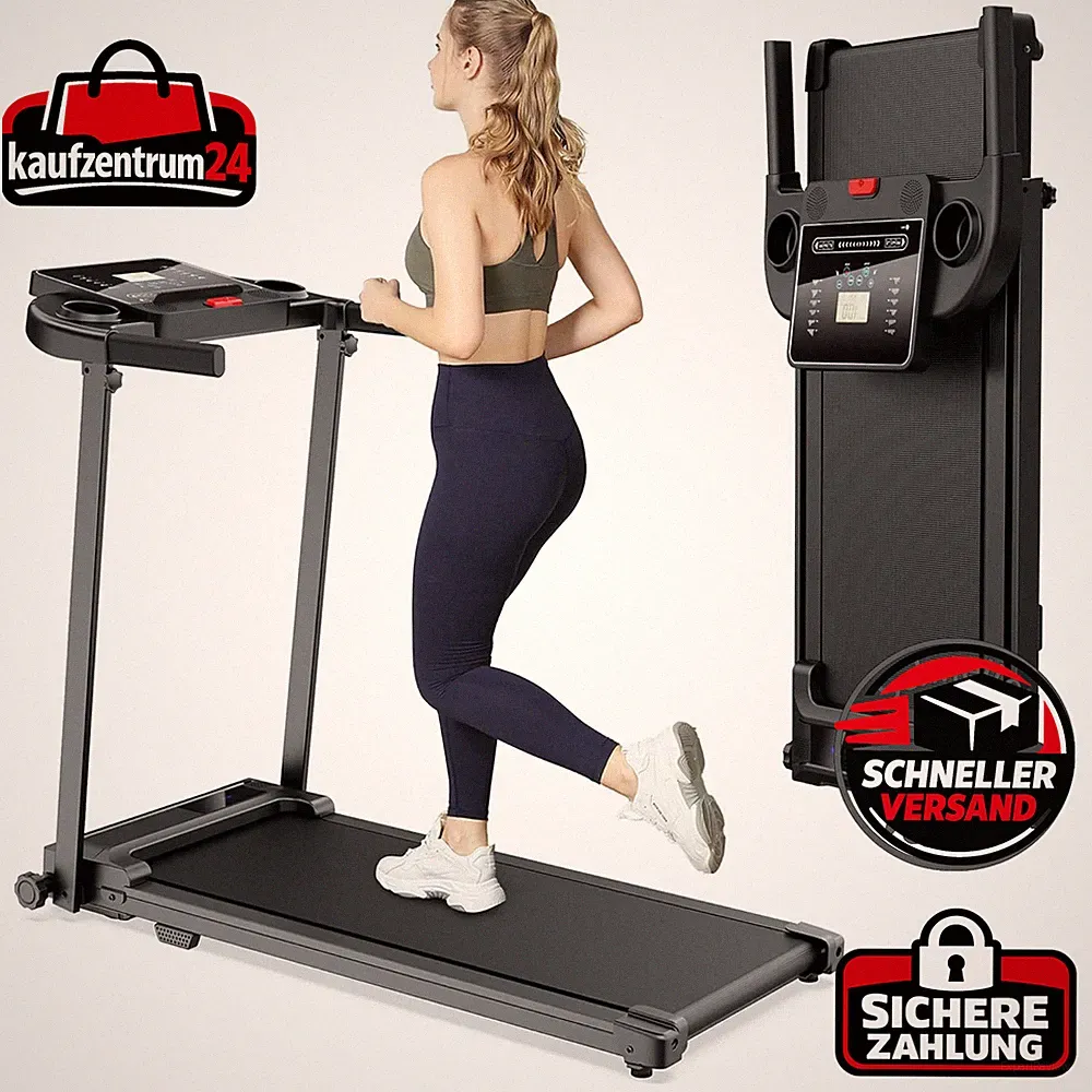Laufband Klappbar Elektrisch 10Km/h Foldable Treadmill für Zuhause Büro Klein