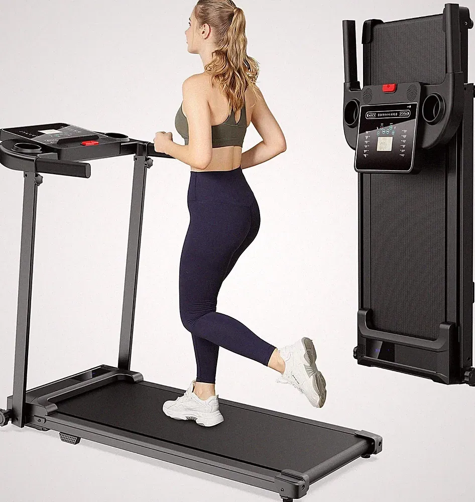 Laufband Klappbar Elektrisch 10Km/h Foldable Treadmill für Zuhause Büro Leise