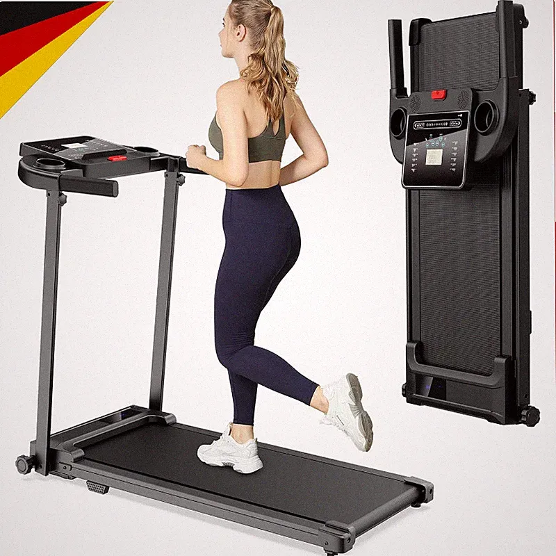 Laufband Klappbar Elektrisch 10km/h Klein für Zuhause Büro Fitnessgerät