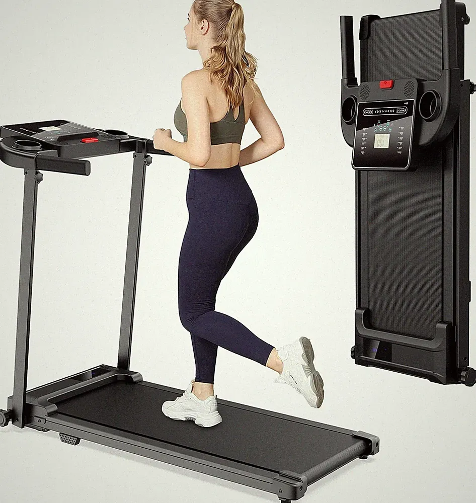 Laufband Klappbar Elektrisch 10km/h Leise Walking Pad für Zuhause Büro Fitness