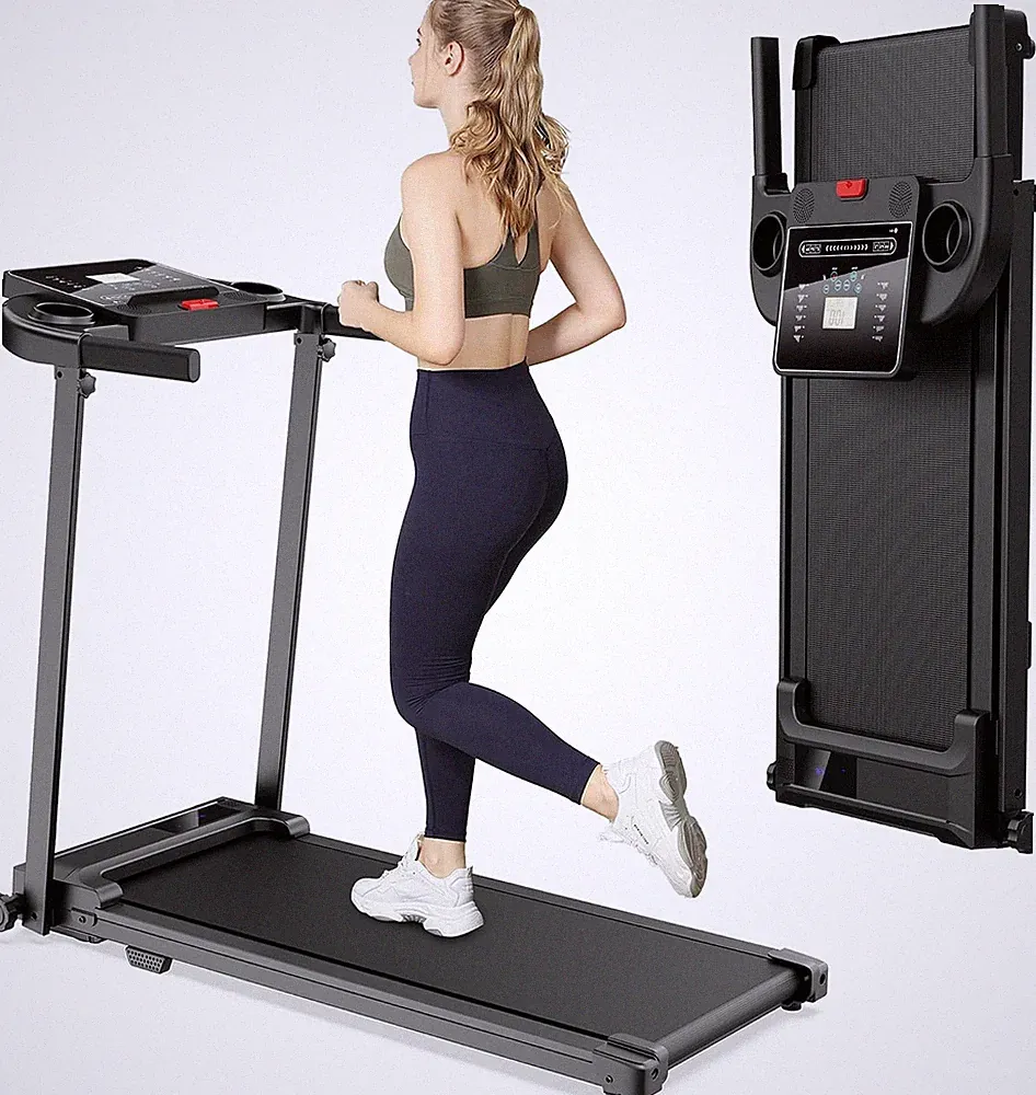 Laufband Klappbar Elektrisch 10km/h Walking Pad für Zuhause Büro Leise Klein
