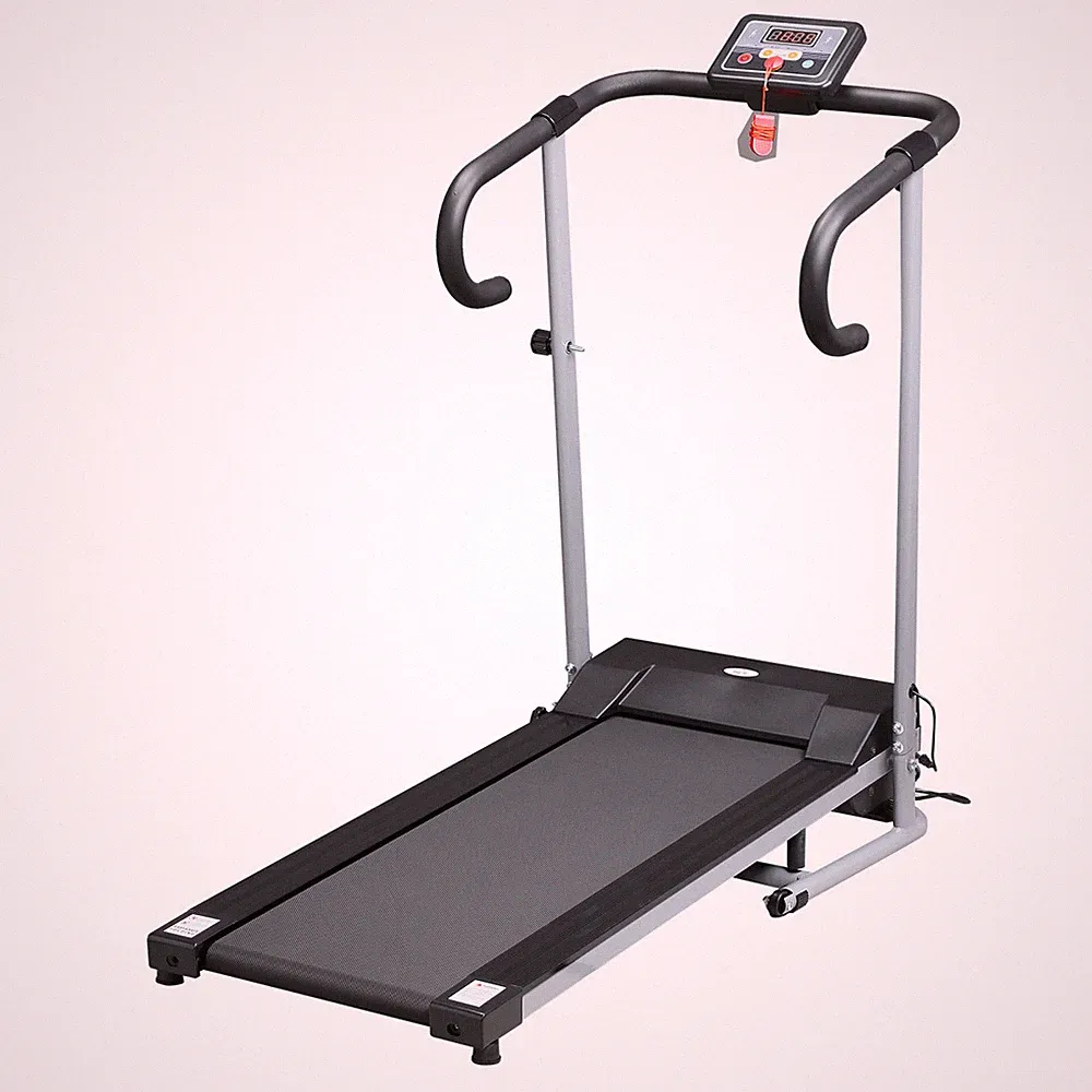 Laufband klappbar silber/schwarz 122x62,5x119cm Laufmatte 100x34cm 110kg 500W+1