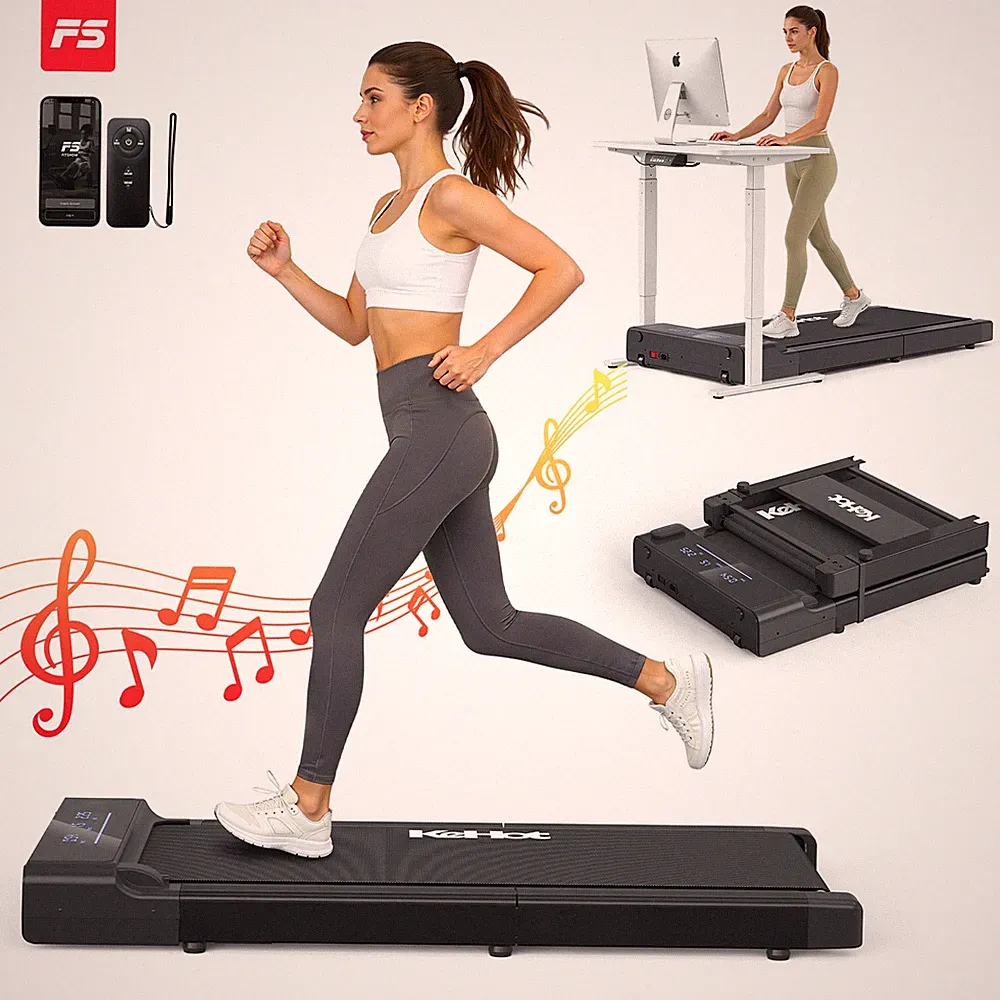 Laufband Klappbar Walking Pad Gehgerät Fitness Leise Home Office bis 6km/h App