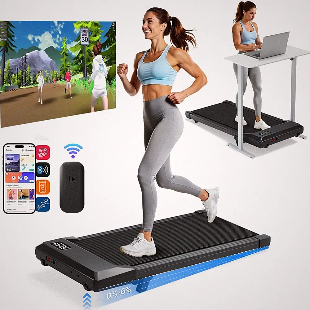 Laufband Laufmaschine mit Neigung Faltbar Elektrisch Home Gym Fitness Cardio
