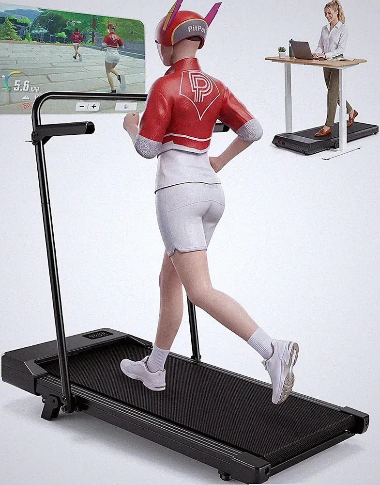 Laufband mit 10% Steigung, Walking Pad für Zuhause & Büro Schreibtisch