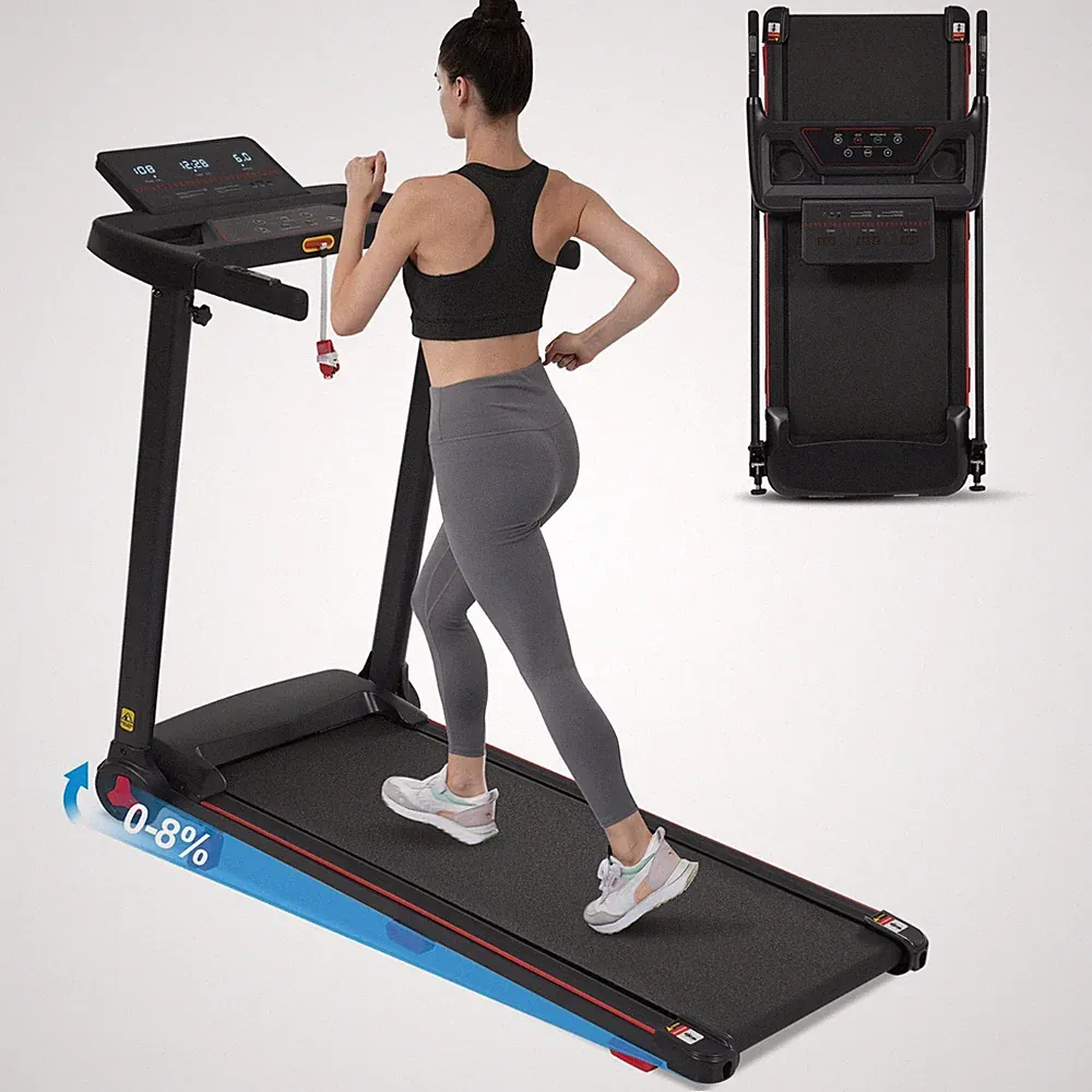 Laufband mit 8% Steigung 3,0PS Motor 14km/h Bluetooth USB Type-C 120kg