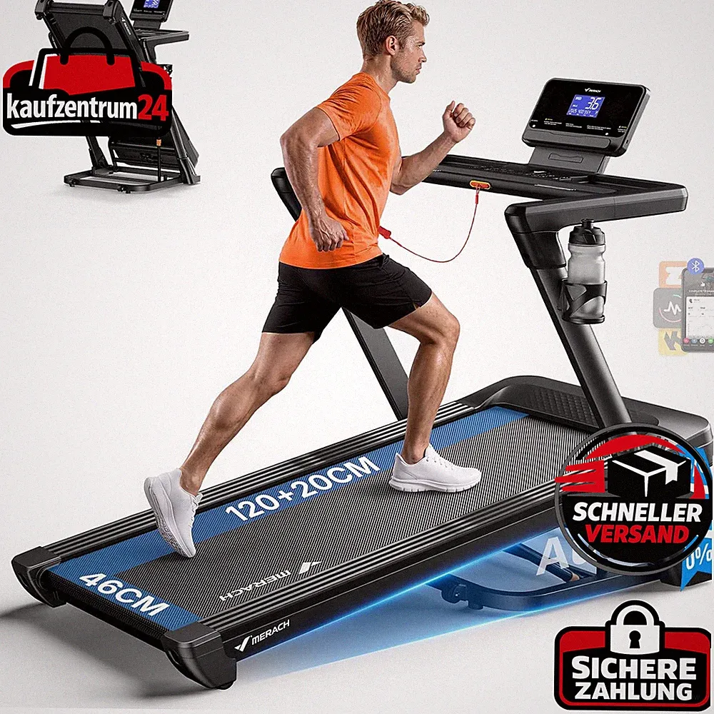 Laufband T31 für Zuhause 46x140cm 46x120cm Fitnessgerät klappbar
