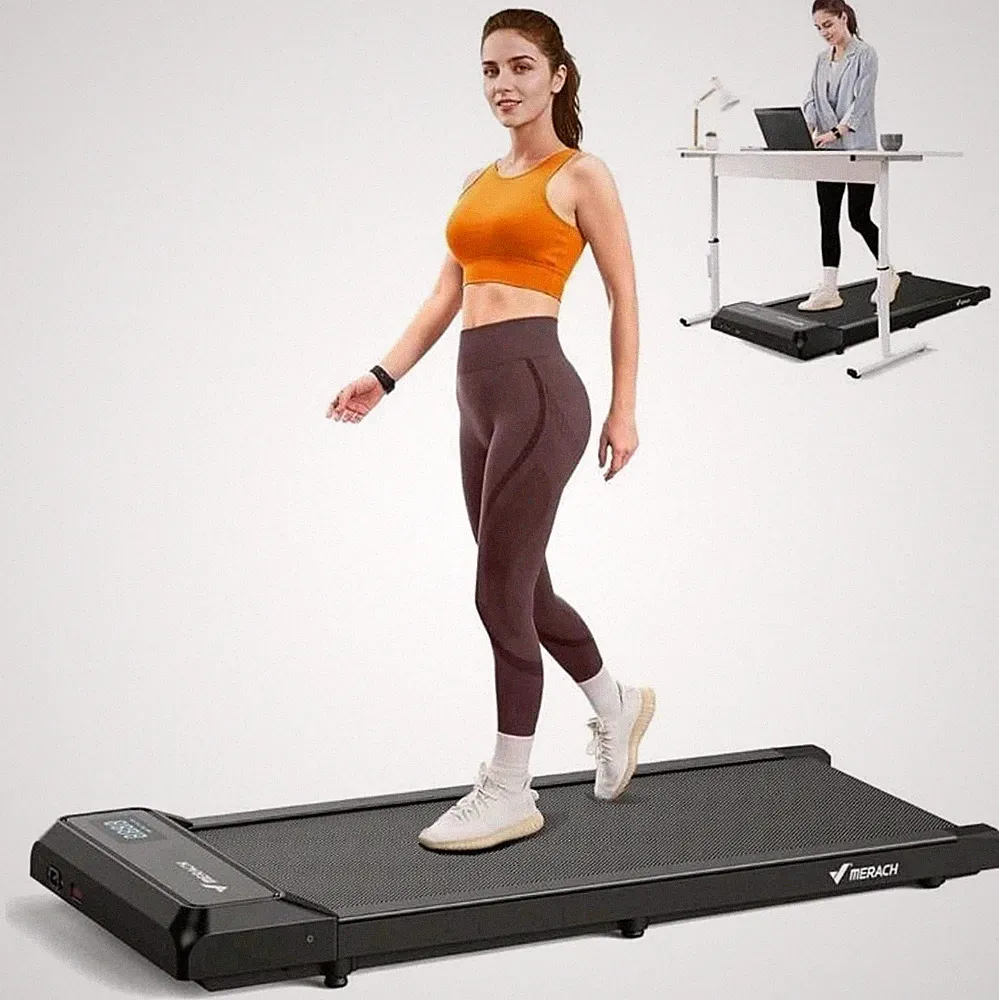 MERACH Laufband Walking Pad Klappbar Bluetooth Fitness-App Heimtrainer 2-in-1...
