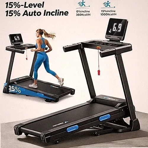 Merach T12 faltbares Laufband 15% Neigung Home Gym klappbar mit Walking Pad App