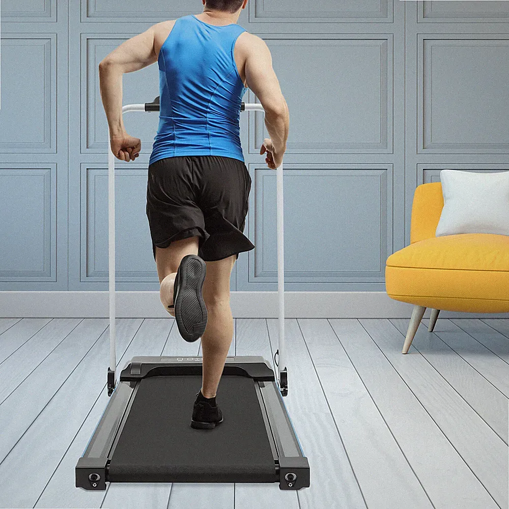 Laufband elektrisch klappbar 10km/h LED Display Fitness Heimtrainer 100 kg DE