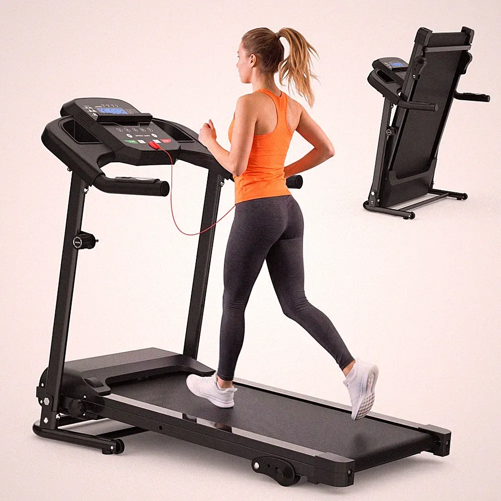 Schräglaufband 2,5 HP Laufband für den Haushalt tragbares elektrisches Laufband