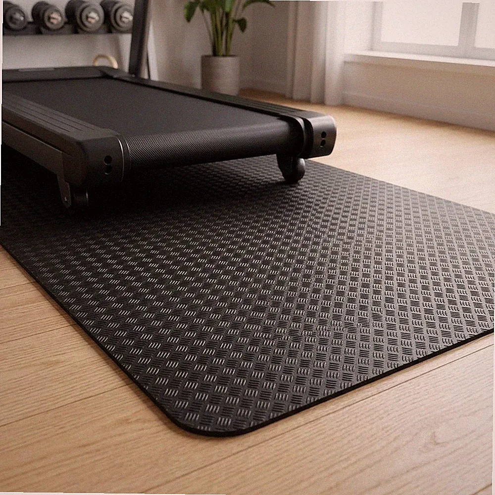 Silikon Gerätematte für klappbares Laufband 75x75cm stoßdämpfendes Pad