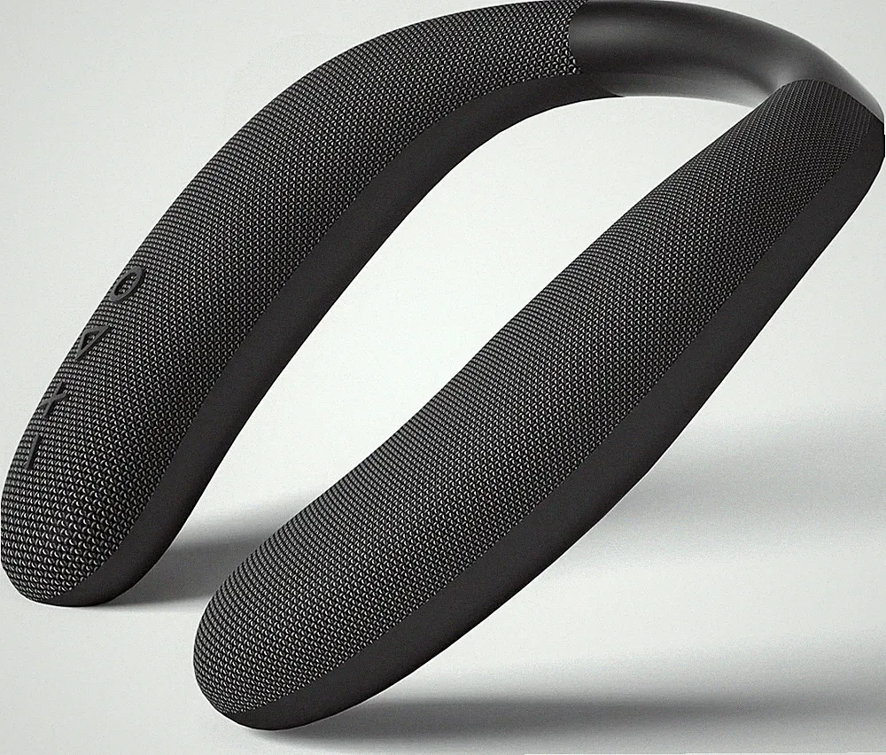 Smalody Tragbarer Bluetooth Lautsprecher mit Nackenband, 12 Std. Akkulaufzeit