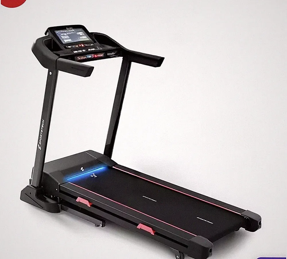 Sportstech elektrisches Laufband mit Display/Bedienkonsole, Schwarz