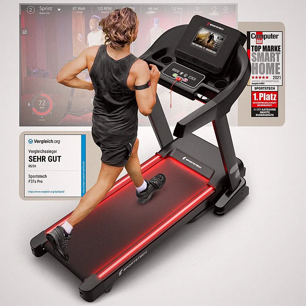 Sportstech F37s Pro 10,1" Touchscreen Laufband