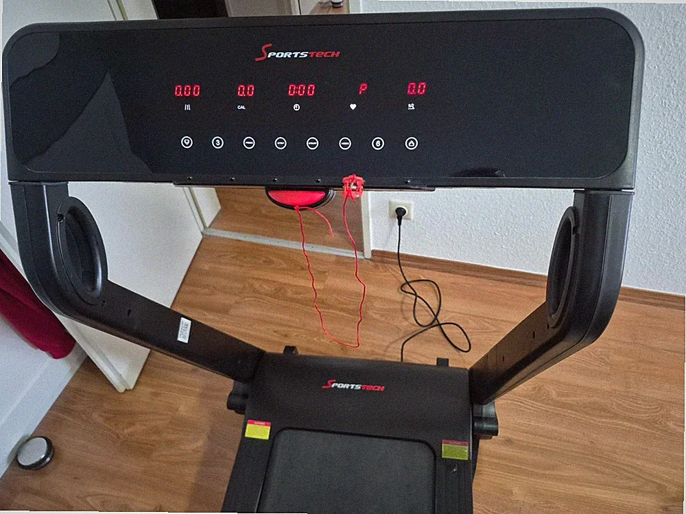 SPORTSTECH Laufband elektrisch klappbar Ideal für zu Hause
