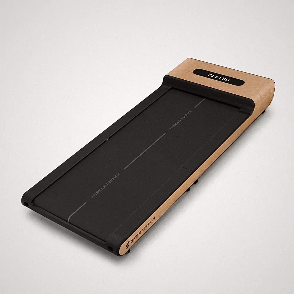 Sportstech WoodPad Pro Laufband, bis 8 km/h, CC klappbar, Echtholz, App