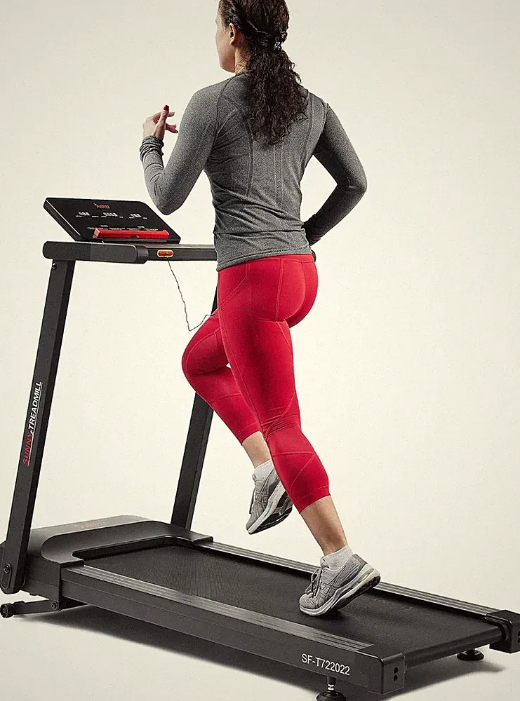 Sunny Health & Fitness Auto Incline Faltbares Laufband Walking Pad 1,5 kW