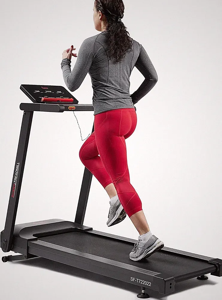 Sunny Health & Fitness Auto Incline Faltbares Laufband Walking Pad mit 12