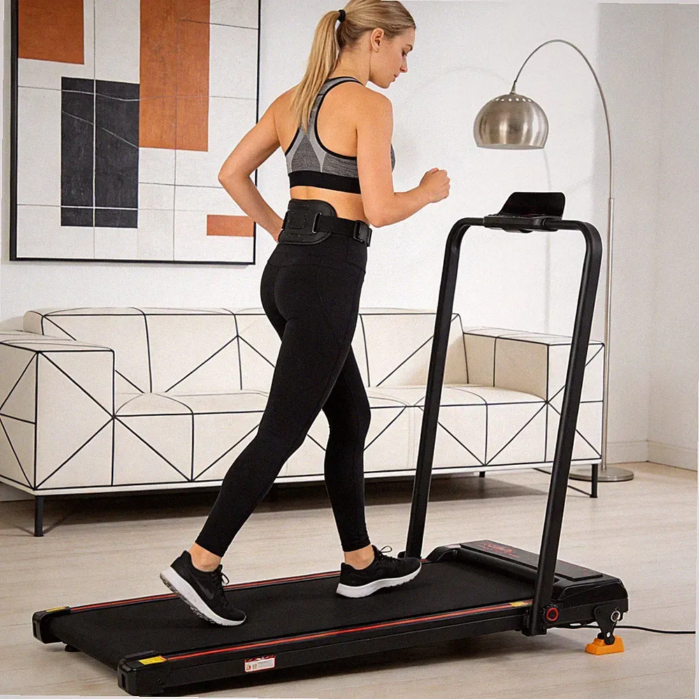 Vankel Laufband klein für zur hause, Walking Pad mit Steigung 12 km/h bis 120 kg