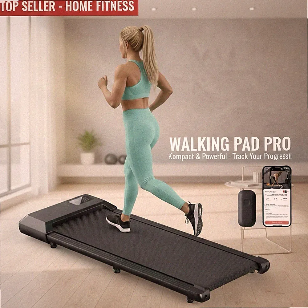 Walking Pad 2.5 PS Laufband klappbar App LED Home Office Fitness