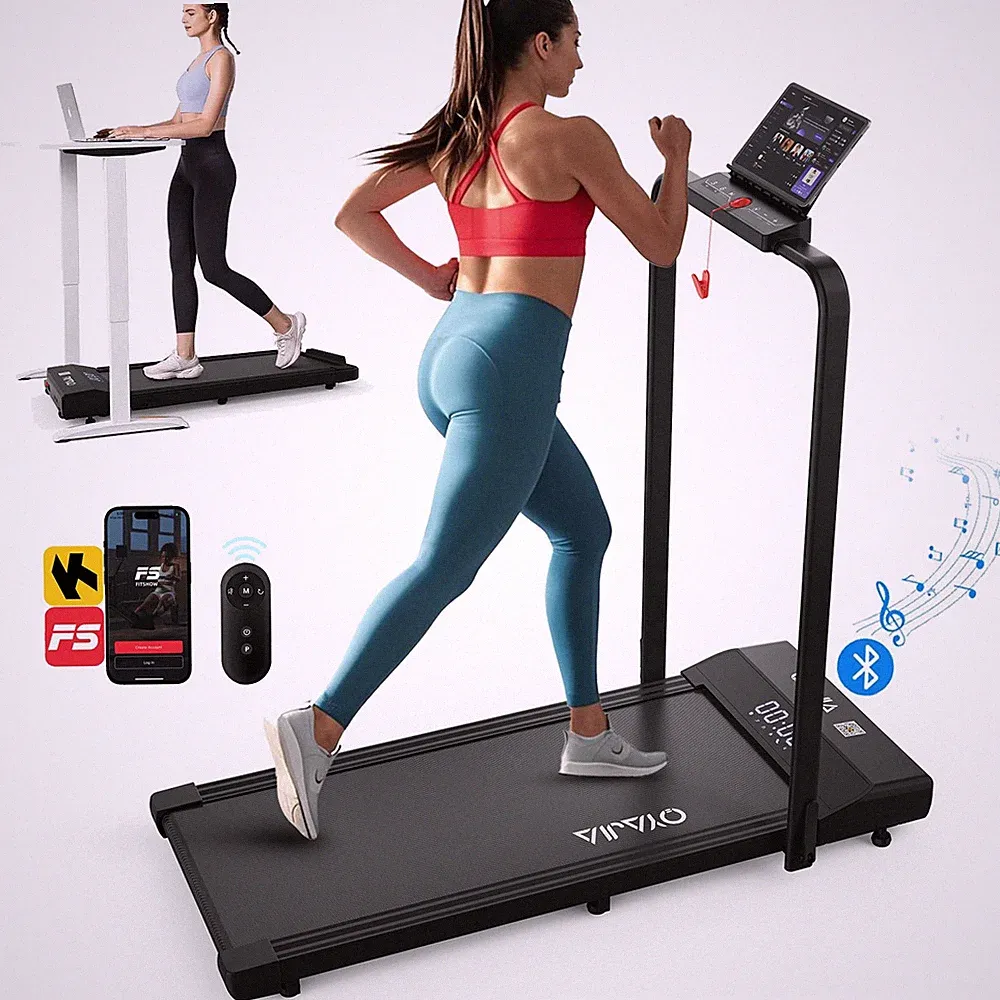 Walking Pad Klappbar LED Laufband 40x95cm Lauffläche 120kg