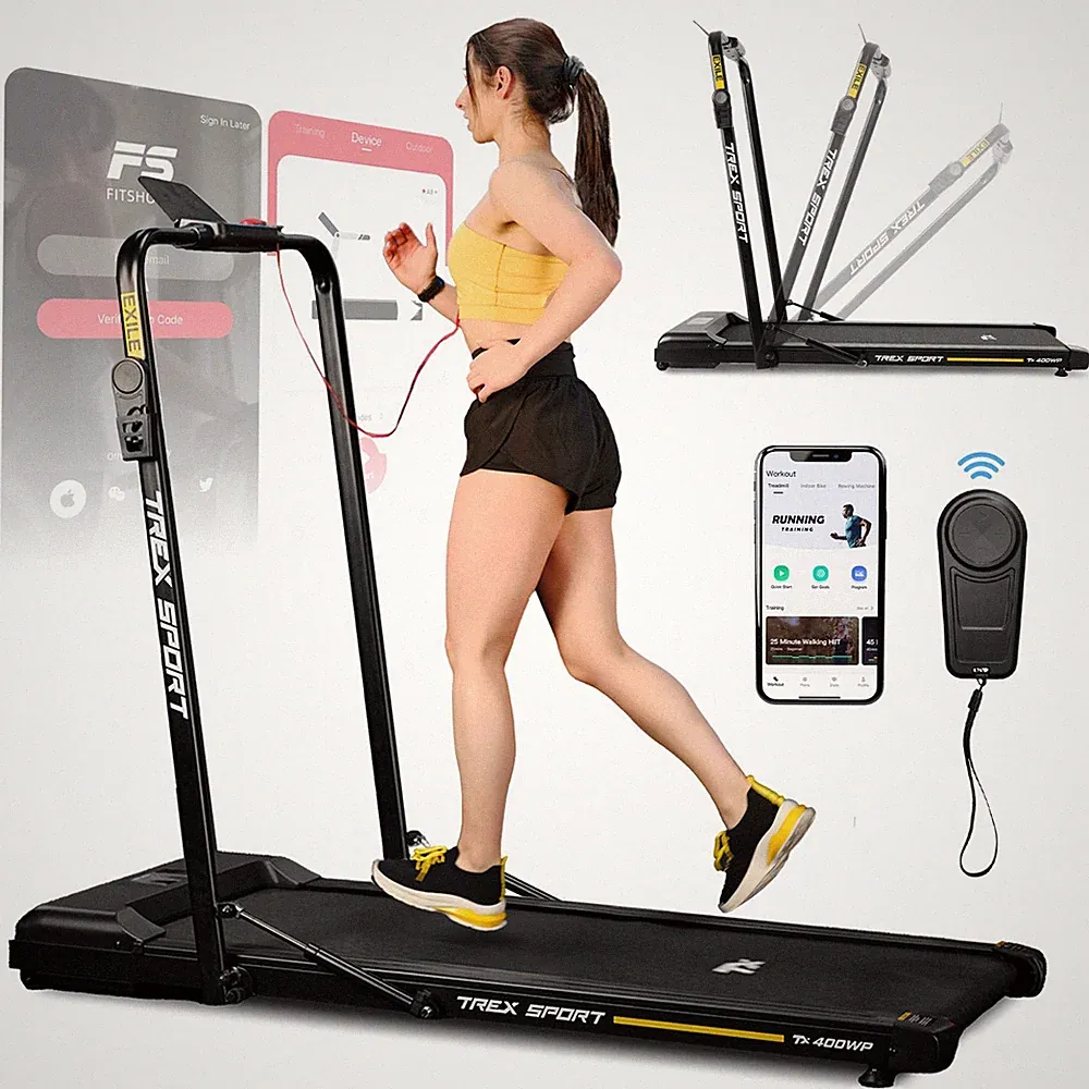 Walking Pad Laufband elektrisch LED-Anzeige bis 12km/h TX-400WP EXILE TREX SPORT