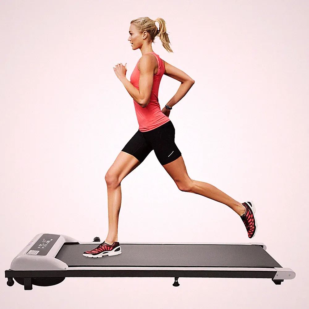 Walking Pad Laufband für Zuhause 120kg,1-6km/h das Mini-Laufband fürs Homeoffice