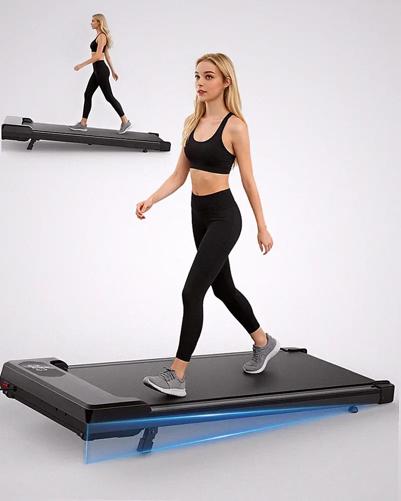 Walking Pad, Laufband für Zuhause Klappbar & Leise［Bis 120kg］Ultradünn, 18 km...